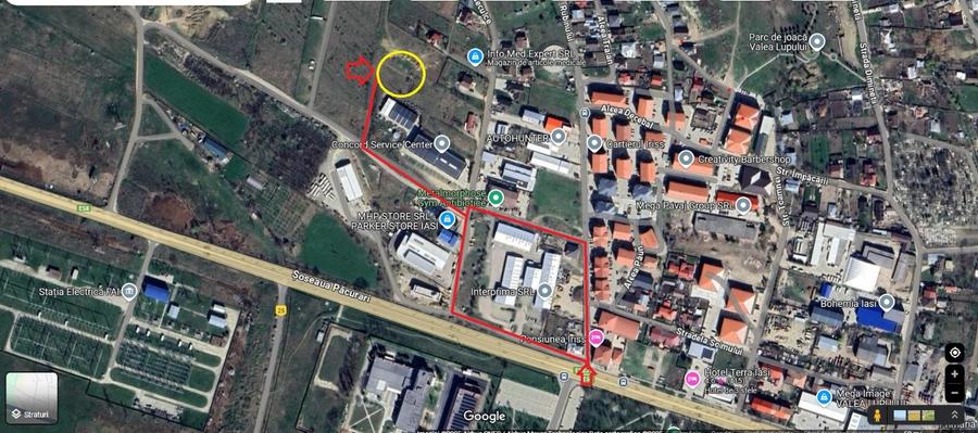 Teren de vanzare - Valea Lupului, vis-à-vis de ANTIBIOTICE