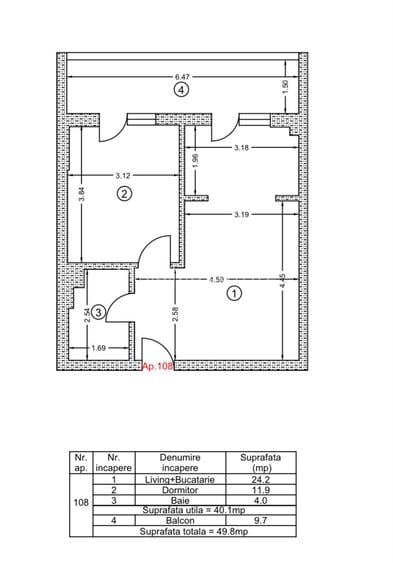 Apartament cu 2 camere, Mobilat si Utilat, Metrou Berceni/ Dimitrie Leonida - 9