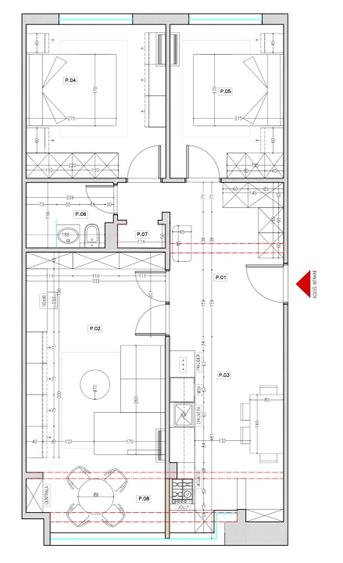 Apartament corporate premium, 3 camere, 71 mp, Str. Putnei – Calea București
