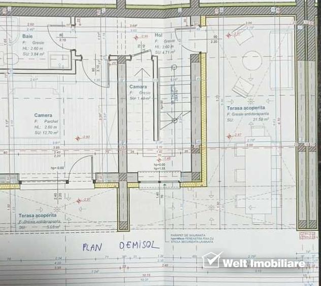 Casa tip Duplex, 130 mp, teren 450 mp, panorama sud, loc. Stolna