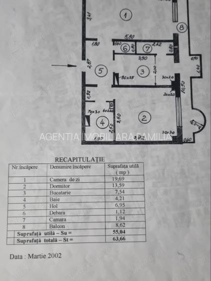 Apartament 2 camere, etaj 1 -  zona Baia comunala, Galati - 8