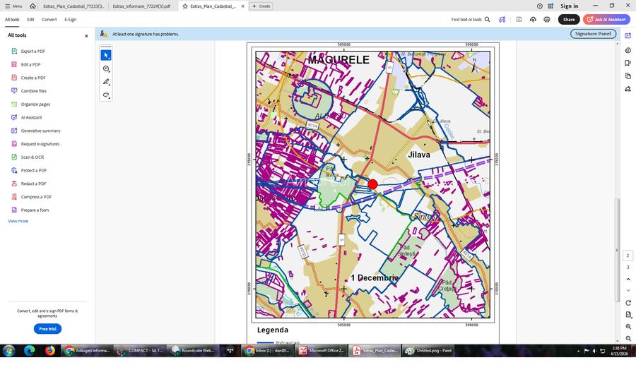 Teren extravilan, Jilava, un capat in A0, ideal investitie - 3