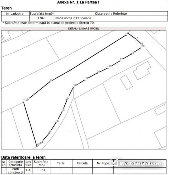 Teren construibil, 1961mp, Chinteni - Macicasu, central - 3