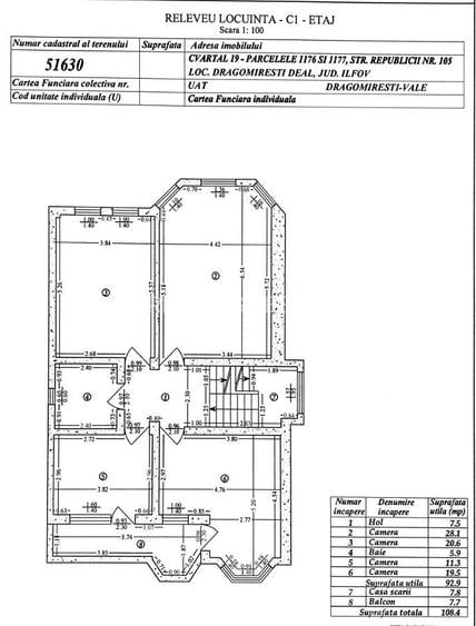 Casă 11 camere cu livadă pe Strada Republicii, Dragomirești-Deal - 4