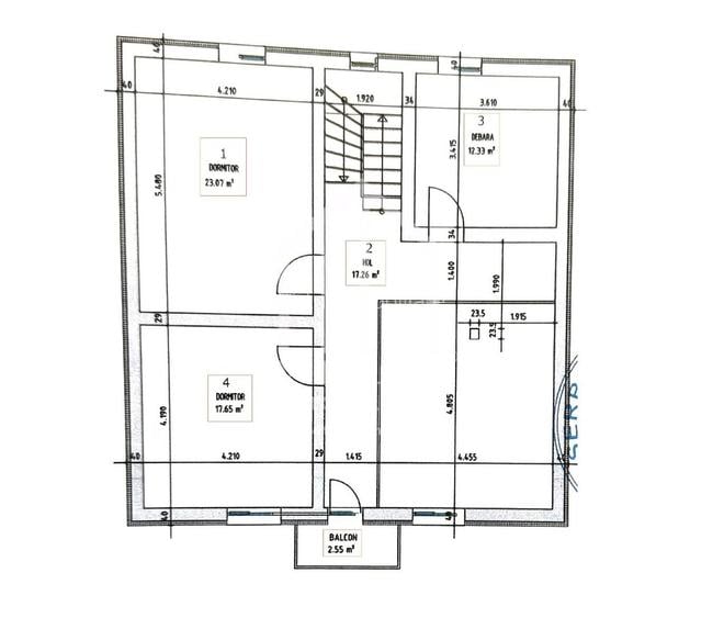 Casa individuala cu 5 camere, 159mp utili+garaj, 845mp teren, Daia - 3
