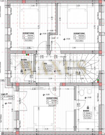 Triplex, 4 camere decomandate, P+1ET, 120 mp, curte 40 mp, 2 parcari, Urusagului - 11