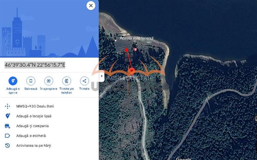 Teren de vanzare 2.753m²/52€ m² lac Belis, la Giurcuta. Extravilan - 5