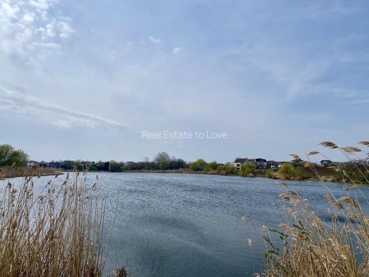 Teren la lac centru Corbeanca, vedere lac si padure, toate utilitatile - 12
