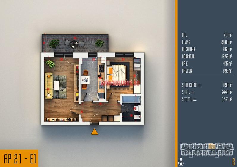 Nicolae Teclu-Metrou - Zona Verde si Linistita - Birou de Vanzari - 1