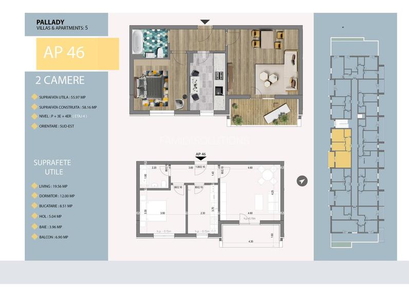 MUTARE RAPIDA! 2 Camere decomandat, Metrou 1 Decembrie, Trapezului - 10