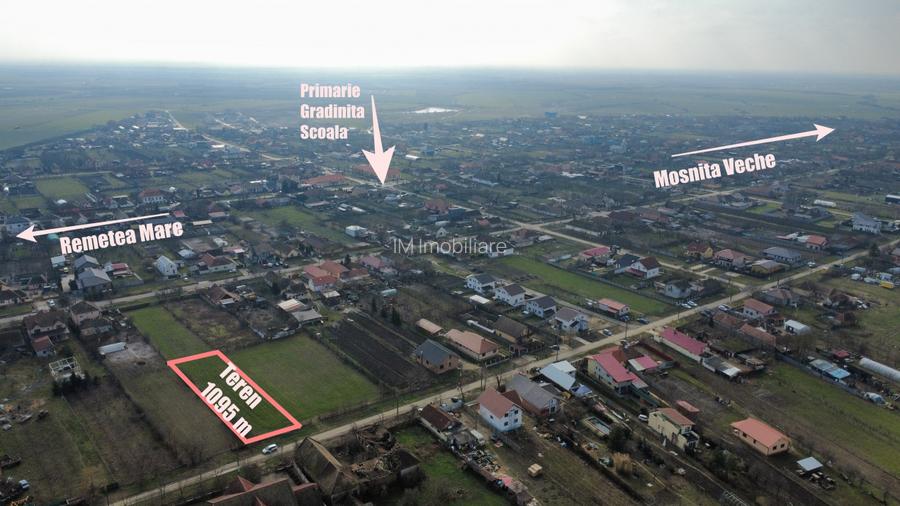 Bucovat - Vatra satului-intravilan -1095 mp- Utilitati - 2