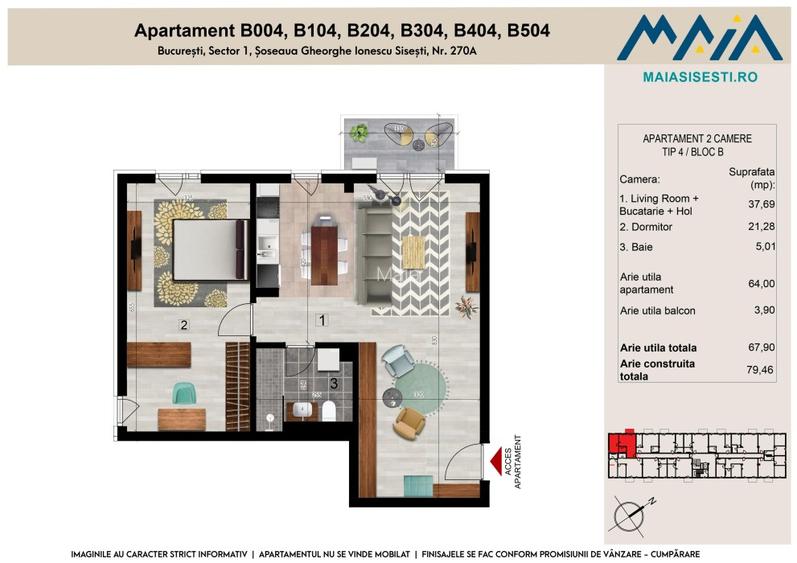 2 CAMERE | FINISAJE PREMIUM | SISESTI | LANGA METROU STRAULESTI - 2