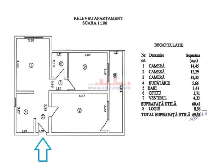 Vanzare Apartament 3 Camere Titulescu Primaria sector 1 - 23