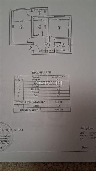 Galata - LIDL , 2 camere decomandat cu geam la baie - 8