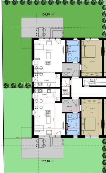 PRE-SALE! AP de 2 cam in imobil de lux cu curte - 5