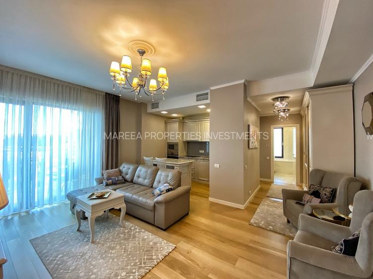 Apartament 3 camere Lux One Herastrau Park, totul nou, parcare subterana - Video - 2