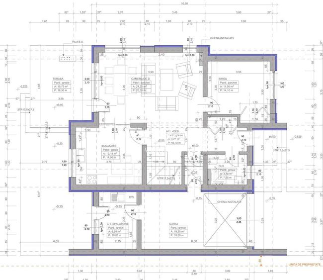 Casa MODERNA cu Garaj si teren 550mp - 2