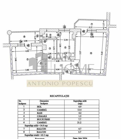 Apartament 2 camere, 2 balcoane, in Ploiesti, zona Catedrala - 14