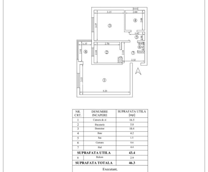 Ap 2 camere decomandat Mircea cel bătrân stația de taxi  - 9