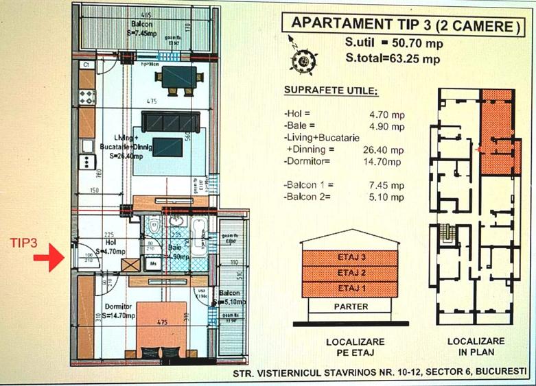 NOU! NEOFORT49 METROU GORJULUI BLOC BOUTIQUE, AP 2CAMERE DECOMANDAT LA CHEIE - 32