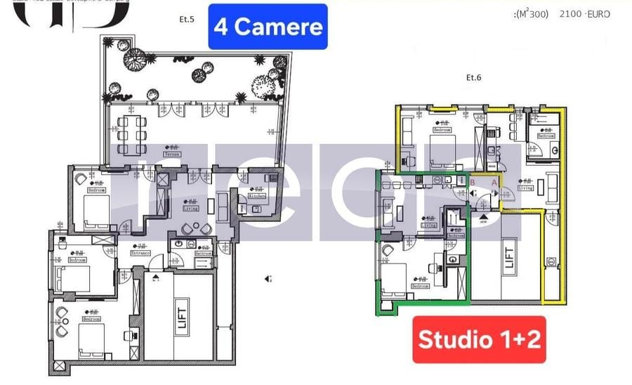 VANZARE PACHET APARTAMENT 4 CAMERE + 2 STUDIOURI 275MP ULTRACENTRAL UNIVERSITATE - 20