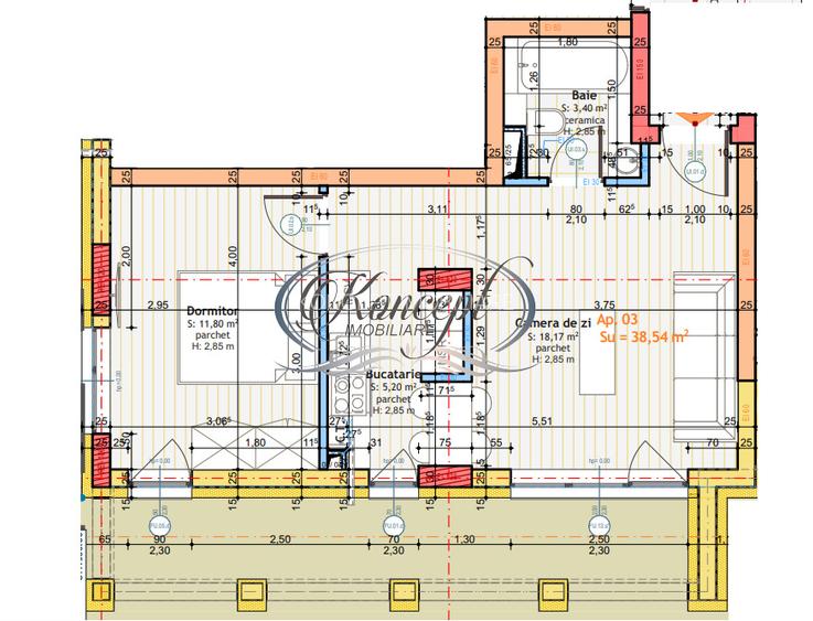 Apartamente finisate cu incalzire in pardoseala - 4