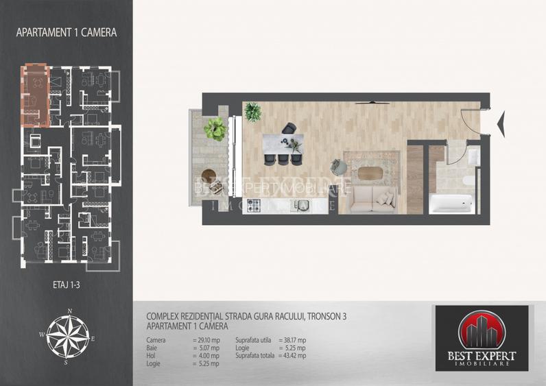 Garsoniera Ideal Investitie -7 minute metrou N.Teclu - 3