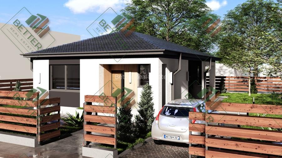 Casă Parter – 3 Camere | Complex Privat | Teren 350 mp | Comuna Berceni - 9