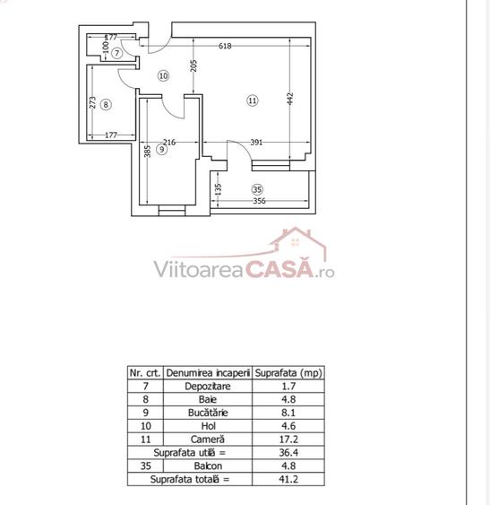 Splaiul Unirii - Garsoniera spatioasa - 6