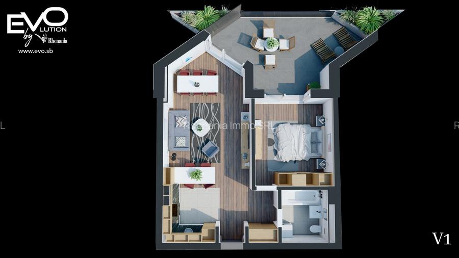 AP. 2 CAMERE | TERASĂ | 3 VARIANTE | SHOPPING CITY SIBIU | Evolution Apartments - 6