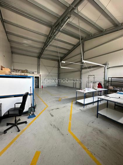 Hala Industrială Vest Ploiești 550 mp + Birouri | Parcare 20 auto | Acces TIR | - 6
