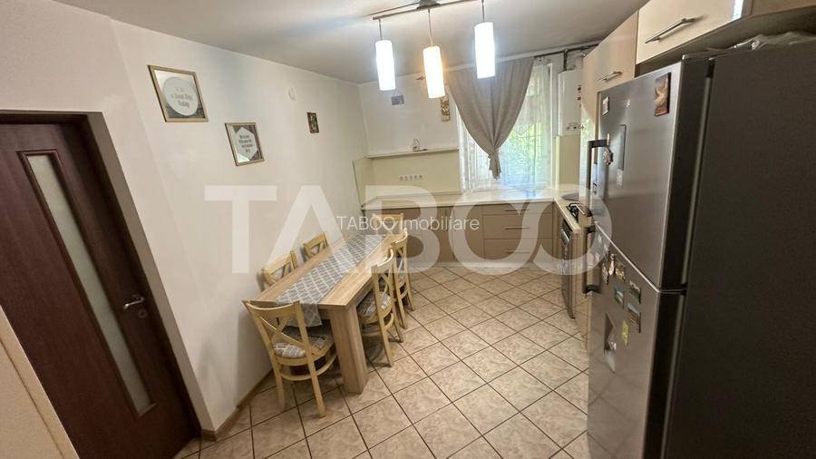 Apartament 3 camere cu balcon mobilat utilat zona Rahovei Sibiu - 4