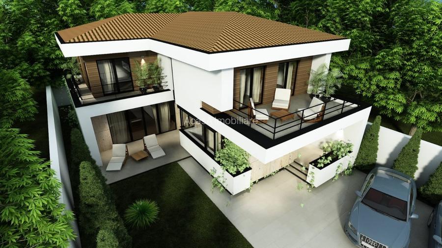 Vila noua cu arhitectura contemporana pe strada Domneasca - 2