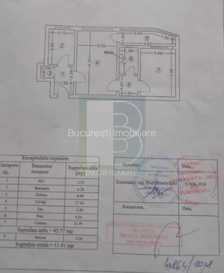 Apartament 2 Camere,Colentina,bl.reabilitat,et.2/10,Amenajat,Liber - 6