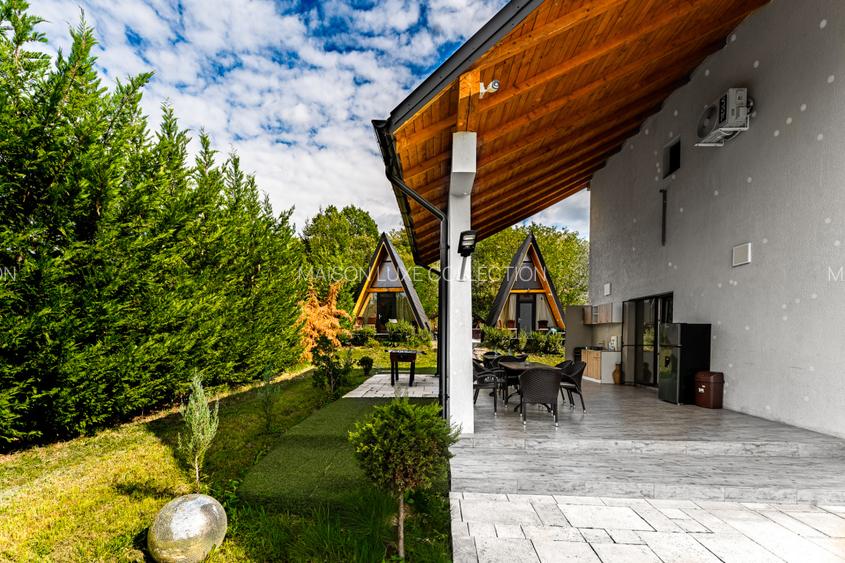 Com 0% Vilă turistică cu 8 camere +căsuțe A-frame, teren 5575 mp Călimănești VL - 16