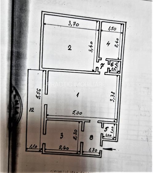 Apartament 2 Camere Tiglina 2 –  Mobilat & Utilat | Parter cu Balcon - 12