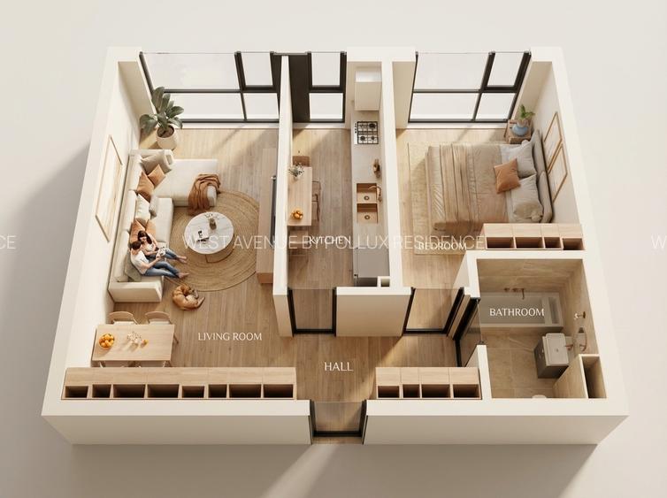 West Avenue Residence | Apartament Modern 2 Camere cu Facilități Premium - 9
