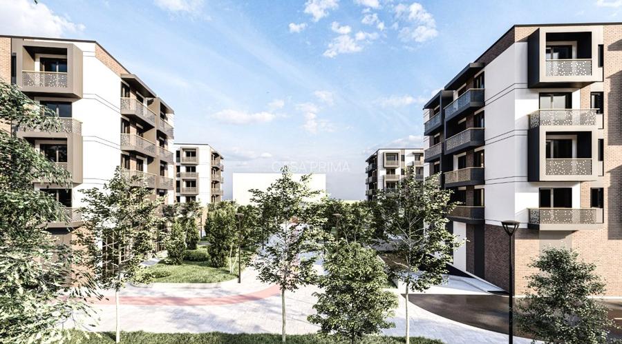 Apartament 1 camera, 41 mp, bloc nou Bucium - Visan, 63.000 euro - 2