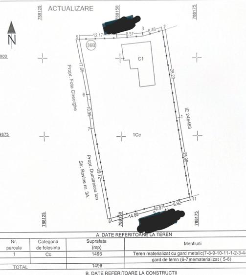 TEREN INTRAVILAN CU PROIECT SI AUTORIZATIE 1500MP
