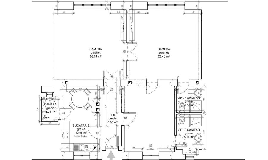 Apartament de inchiriat pentru birouri, 102 mp, Piata Maria Timisoara - 10