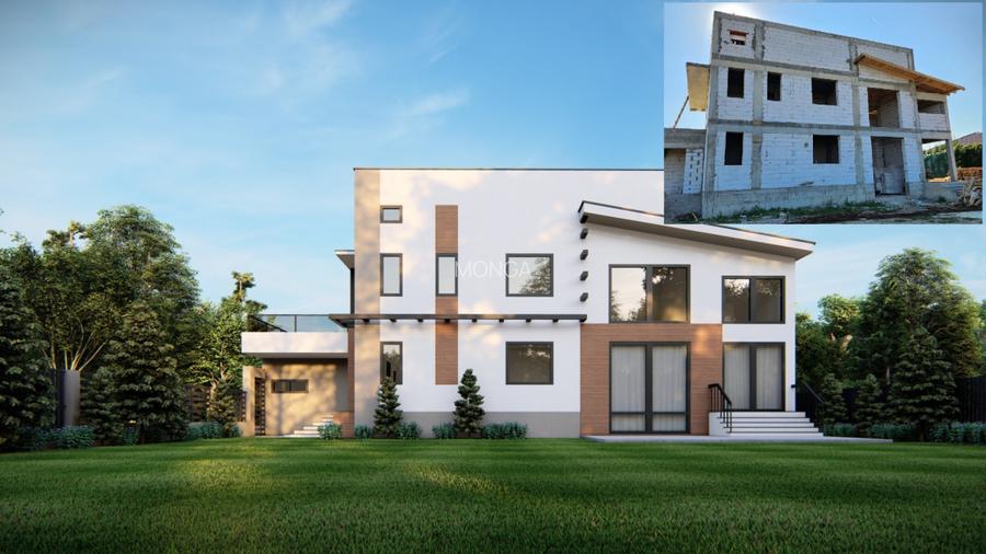 Casa foarte spectaculoasa 300mp | Teren 900mp  | Balotesti | La alb - 11