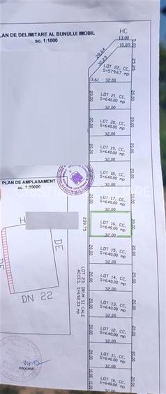 Teren 640 mp, deschidere 20 m, Cartier Rezidential - 2