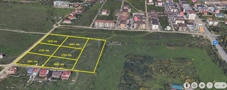 Proprietar – Vând parcele PUZ finalizat locuințe colective, zona Giroc-Timisoara - 2