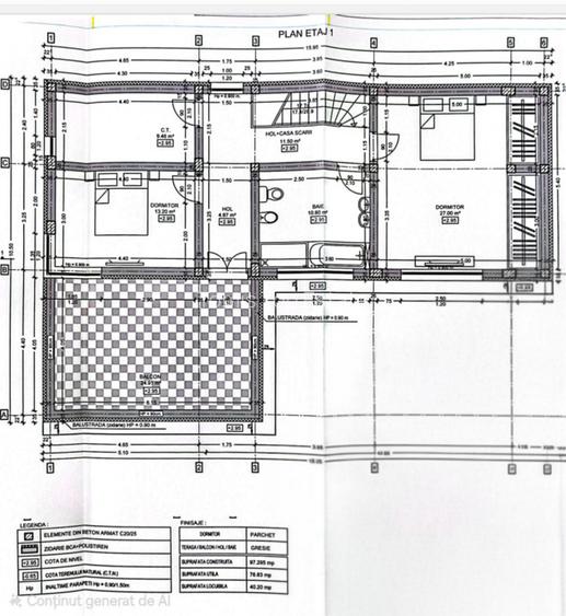 Casa P+1 in Navodari, cartier Midia Sat, vedere spre Lacul Tasaul - 21