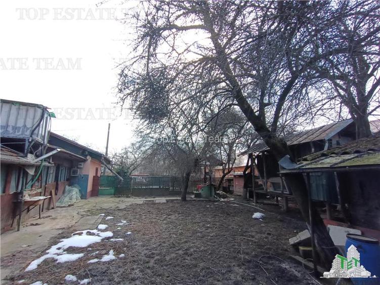 Casa taraneasca traditionala pe parter cu gradina si livada 1700mp in Gruiu, la - 8