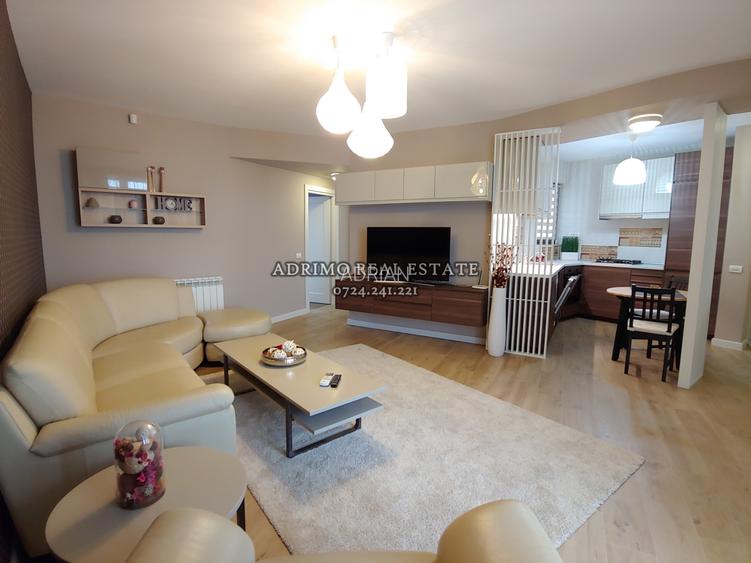 LUX! Ap3cam DELFINARIU BLOC NOU - Parcare Privata - Termen Lung - 1000 euro - 2
