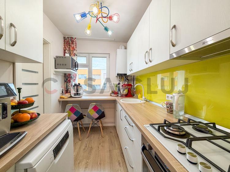 4 camere decomandate, etaj intermediar,Manastur - 9