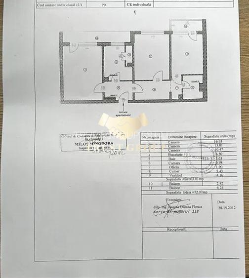 3 camere Gorjului | 1 min metrou | Bloc reabilitat | - 16
