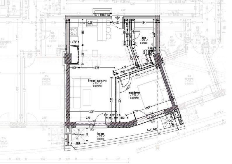 Apartament 2 camere finisat in Ansamblul Wings - 1