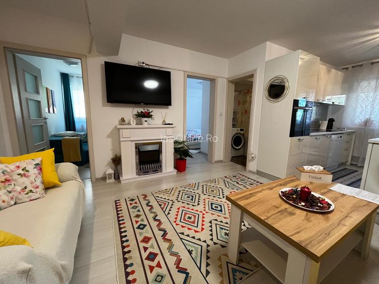 Apartament de inchiriat,  3 camere, semidecomandat, 60 mp, Valea Adanca - 4